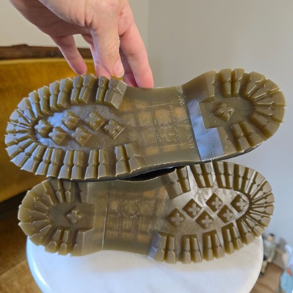 Dr Martens 3989 Bex Vintage Smooth Leather Brogue Shoes Womens 7.5 Made England - Picture 7 of 10